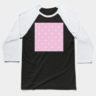 Pink Mandala Pattern Baseball T-Shirt